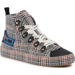 Sneakersy SCOTCH & SODA - Melli 19749101 Grey/Camel Check S811. Szare półbuty damskie Scotch & Soda, ze skóry. Za 439,00 zł.