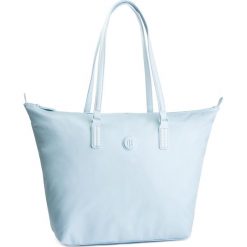 Torebka TOMMY HILFIGER - Poppy Tote AW0AW06443 404. Niebieskie torebki klasyczne damskie TOMMY HILFIGER, bez wzorów, z materiału, klasyczne, bez dodatków. W wyprzedaży za 209,00 zł.