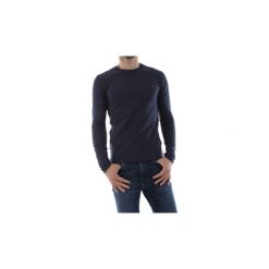T-shirty z długim rękawem Guess M91I33 J1300 LS CORE TEE. Niebieskie t-shirty męskie Guess, s, z aplikacjami, bez kołnierzyka, długie. Za 118,13 zł.
