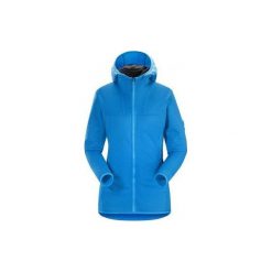 Kurtki damskie softshell: ARCTERYX Kurtka polarowa damska FORTREZ HOODY - rozmiar XL - kolor niebieski -