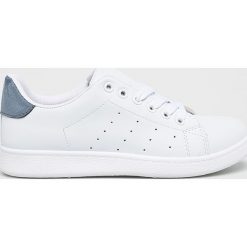 Answear - Buty. Białe buty sportowe damskie ANSWEAR, bez wzorów, ze skóry, sportowe. W wyprzedaży za 69,90 zł.