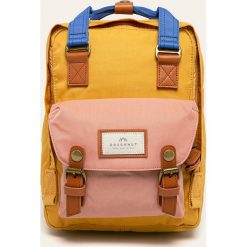 Doughnut - Plecak Macaroon Mini. Żółte plecaki damskie Doughnut, ze skóry. Za 299,90 zł.