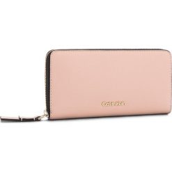 Portfele damskie: Duży Portfel Damski CALVIN KLEIN BLACK LABEL – Step Up Large Ziparo K60K604307 628