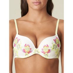 Biustonosz push-up Marie Jo Amber 102367. Żółte biustonosze MARIE JO, bez wzorów. Za 409,00 zł.
