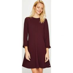 Tommy Hilfiger - Sukienka. Brązowe sukienki damskie na komunię marki TOMMY HILFIGER, na co dzień, s, z poliesteru, casualowe, proste. Za 649,90 zł.