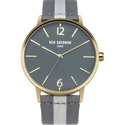 Ben Sherman Portobello Stripe wb044ega. Brązowe zegarki męskie marki Ben Sherman, złote. W wyprzedaży za 159,00 zł.