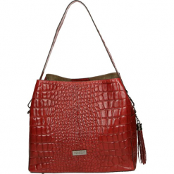 Torba - 4-277-O CO RO. Szare torebki klasyczne damskie Venezia, ze skóry. Za 379,00 zł.