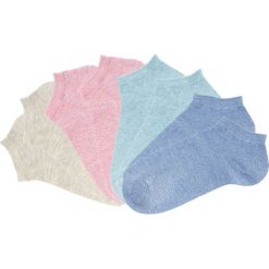Skarpetki stopki GO IN (8 par) bonprix miętowy + beżowy + jasnoróżowy + niebieski dżins. Zielone skarpetki męskie marki bonprix. Za 39,92 zł.