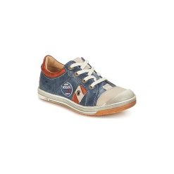 Buty Dziecko GBB SLIMANE. Niebieskie trampki chłopięce marki GBB, bez wzorów, bez zapięcia. Za 263,20 zł.