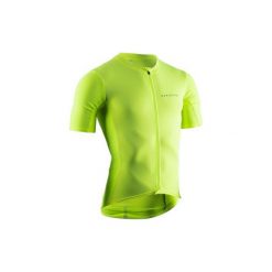 Koszulka na rower szosowy Neo-RACER. Żółte koszulki męskie VAN RYSEL, s, bez wzorów, z elastanu, bez kołnierzyka, bez rękawów, rowerowe. Za 149,99 zł.