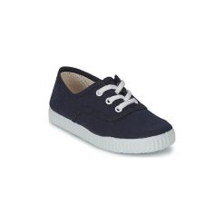 Buty Dziecko Citrouille et Compagnie KIPPI BOU. Niebieskie trampki chłopięce marki Citrouille et Compagnie, bez wzorów, bez zapięcia. Za 69,00 zł.