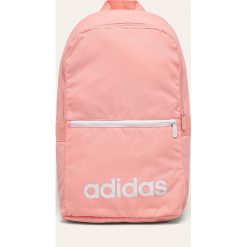 Adidas - Plecak. Różowe plecaki damskie Adidas, z nadrukiem, z poliesteru. W wyprzedaży za 69,90 zł.