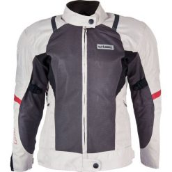 Kurtki damskie: W-TEC Damska kurtka motocyklowa Lucina Kolor czarno-biały, Rozmiar XXL (11274)