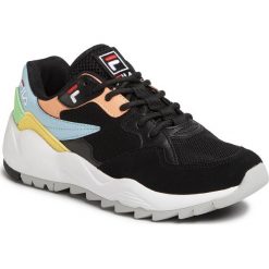 Sneakersy FILA - Vault Cmr Jogger Cb Low Wmn 1010623.14A Black/Crystal Blue. Czarne półbuty damskie Fila, ze skóry. W wyprzedaży za 259,00 zł.