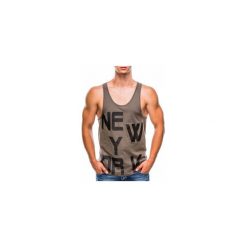 Bokserka męska z nadrukiem S807 - zielona. Zielone bokserki męskie Ombre Clothing, s, z nadrukiem, z kontrastowym kołnierzykiem. Za 19,99 zł.