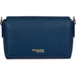 Trussardi Jeans torebka crossbody ciemnoniebieska 75B00699-9Y099999. Niebieskie torebki klasyczne damskie Trussardi Jeans, bez wzorów, z jeansu, bez dodatków. Za 469,00 zł.