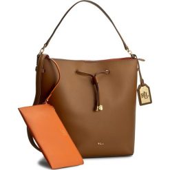 Torebki klasyczne damskie: Torebka LAUREN RALPH LAUREN – N91 XZ0AY XY0AY XW0C6 Field Brown/Monarch