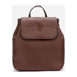 U.S. Polo Assn Crestwood Plecak Brązowy. Pomarańczowe plecaki damskie U.S. Polo Assn., w paski, z materiału. Za 378,95 zł.