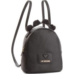 Plecak LOVE MOSCHINO - JC4286PP06KL0000 Nero. Czarne plecaki damskie marki Love Moschino, ze skóry ekologicznej, eleganckie. Za 719,00 zł.