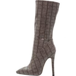 Buty zimowe damskie: RAID TISHA Kozaki na obcasie grey