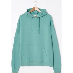 Bluza oversize z kapturem - Turkusowy. Niebieskie bluzy męskie House, s, bez wzorów, z kapturem, bez rękawów, z kapturem. Za 89,99 zł.