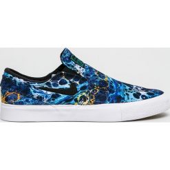 Nike - Trampki Zoom Janoski Slip. Niebieskie trampki i tenisówki damskie Nike, bez wzorów, z materiału, bez zapięcia. W wyprzedaży za 299,90 zł.
