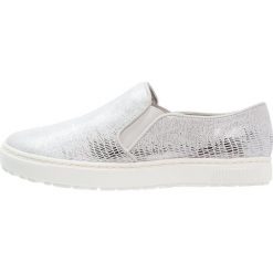 Creepersy damskie: Jana Półbuty wsuwane white/metallic