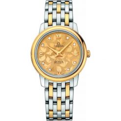 ZEGAREK OMEGA DE VILLE PRESTIGE 424.20.27.60.58.002. Żółte zegarki damskie marki OMEGA, złote. Za 20200,00 zł.