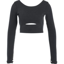 Free People RISING SUN LAYERING Bluzka z długim rękawem black. Czarne topy sportowe damskie marki Free People, l, z elastanu, sportowe, z długim rękawem. Za 269,00 zł.