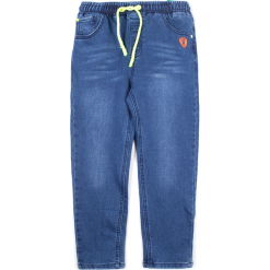 Spodnie. Niebieskie spodnie chłopięce marki COLLECTION JEANS BOY, z bawełny. Za 59,90 zł.