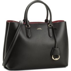 Torebki klasyczne damskie: Torebka LAUREN RALPH LAUREN – Marcy Satchel Large 431697680001 Black/Red