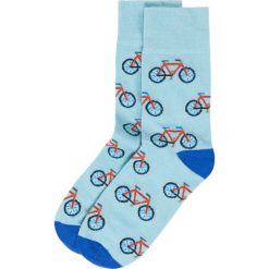 Skarpetki Bobby Sox - Rowery dwa BS4. Niebieskie skarpetki damskie Bobby Sox - skarpetki, bez wzorów, z elastanu. Za 18,00 zł.