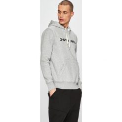 G-Star Raw - Bluza. Szare bluzy męskie marki G-Star RAW, s, z nadrukiem, z elastanu, retro, z kapturem, bez rękawów, z kapturem. Za 369,90 zł.