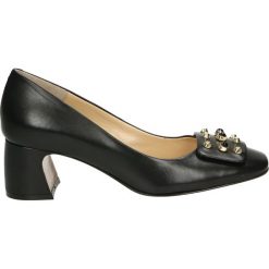 Czółenka - 5055 NAP NERO. Czarne czółenka Venezia, ze skóry. Za 399,00 zł.