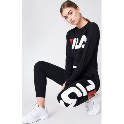 Spodnie z wysokim stanem: FILA Klasyczne spodnie dresowe basic – Black