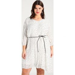 Sukienki hiszpanki: ADIA DRESS VNECK LONG SLEEVES SMALL FLOWERS Sukienka letnia off white