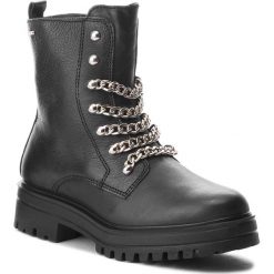 Trapery IGI&CO - 2174400 Nero. Czarne trapery damskie IGI&CO, ze skóry, bez obcasa, bez zapięcia. W wyprzedaży za 359,00 zł.
