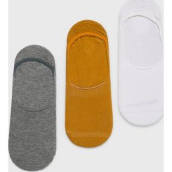 John Frank - Skarpety (3-pack). Szare skarpetki męskie John Frank, bez wzorów, z elastanu. Za 39,90 zł.