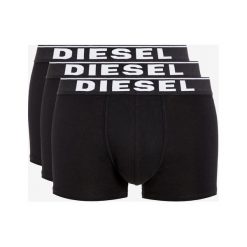 Diesel 3-pack Bokserki Czarny. Czarne bokserki męskie Diesel, bez wzorów, z elastanu. Za 180,95 zł.