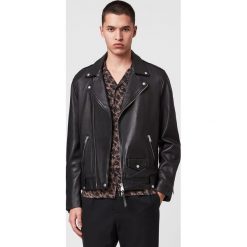 AllSaints - Kurtka skórzana Milo Biker. Czarne płaszcze męskie AllSaints, s, bez wzorów, ze skóry, krótkie, bez kaptura. Za 1849,00 zł.
