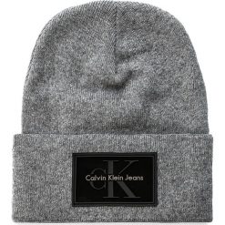 Czapka męska CALVIN KLEIN JEANS - J Re-Issue Beane K50K503426 016. Szare czapki damskie marki Calvin Klein Jeans, z jeansu. Za 179,00 zł.