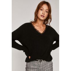 Medicine - Sweter Timeless Black. Czarne swetry damskie MEDICINE, s, bez wzorów, z elastanu, z długim rękawem, długie, bez kaptura. Za 119,90 zł.