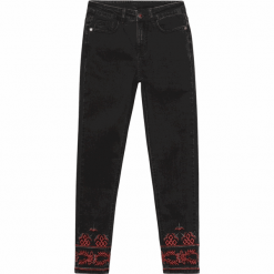 Desigual jeansy damskie Denim Calipso 27 czarne. Czarne jeansy damskie Desigual. Za 449,00 zł.