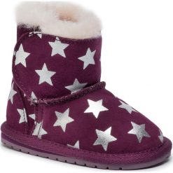 Buty EMU AUSTRALIA - Toddle Starry Night B11857 Plum/Prune. Fioletowe śniegowce dziewczęce EMU Australia, bez zapięcia. W wyprzedaży za 149,00 zł.