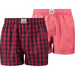 Levi's 2-pack Bokserki Czerwony. Czerwone bokserki męskie w kratkę, z bawełny. Za 83,95 zł.