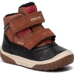 Śniegowce GEOX - B Omar B.Wpf B B942DB 022FU C6270 D Brown/Dk Red. Pomarańczowe śniegowce chłopięce Geox, bez zapięcia. W wyprzedaży za 259,00 zł.