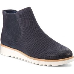 Botki damskie lity: Sztyblety TAMARIS – 1-25300-20 Navy 805