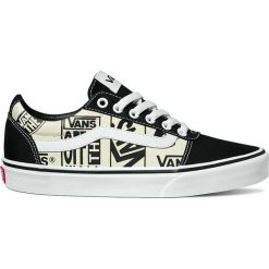 Vans tenisówki Wm Ward Mix Logo Czarny 38.0. Czarne trampki i tenisówki damskie Vans, bez wzorów, bez zapięcia. W wyprzedaży za 199,00 zł.