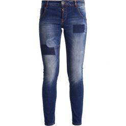 Mos Mosh BRADFORD WAFFLE Jeansy Slim fit blue denim. Niebieskie jeansy damskie relaxed fit marki Mos Mosh, z bawełny. W wyprzedaży za 419,30 zł.