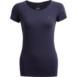 T-shirt damski TSD600 - ciemny granat - Outhorn. Czarne koszulki damskie marki Outhorn, z bawełny. W wyprzedaży za 19,99 zł.